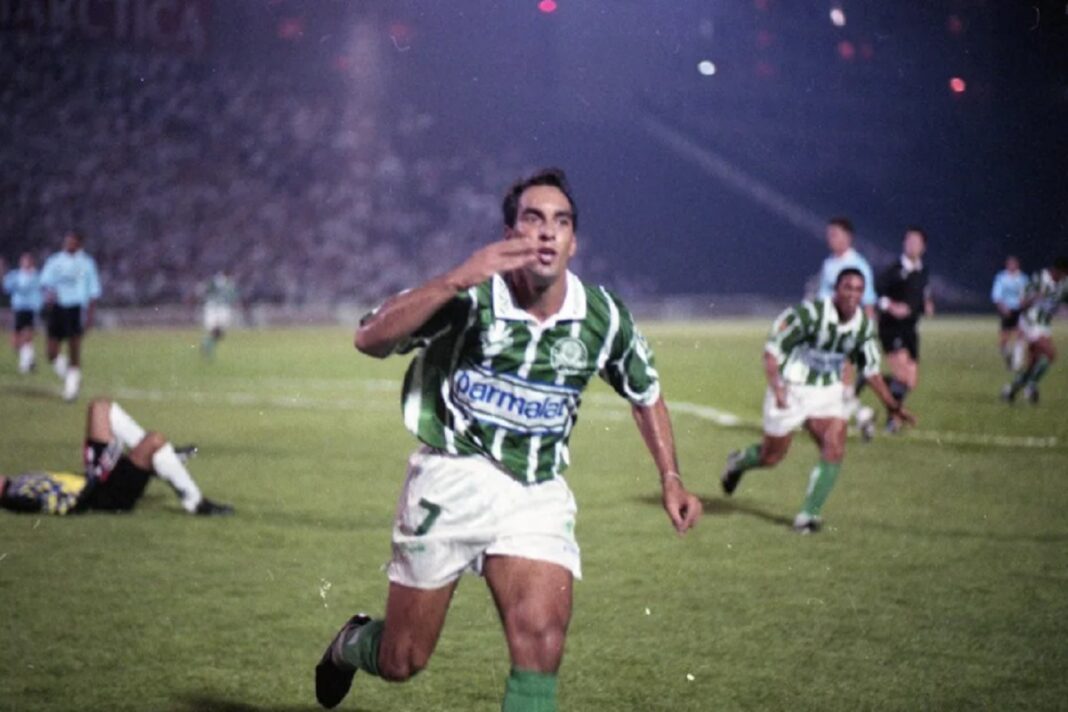 EDMUNDO NO PALMEIRAS DE 1993 - FOTO DO SITE VERDAOWEB